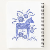 Swedish Dala Horse Persoonlijk Notitieboek (Achterkant)