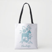 Swedish Dala Horse Persoonlijk Tote Bag (Voorkant)