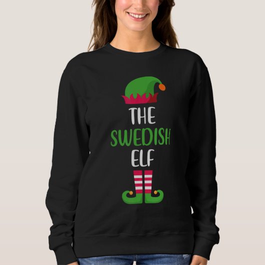Swedish Elf Family Matching Group Christmas Pajama Trui (Voorkant)