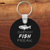 Swedish Fish Freak In The Wild Funny  Sleutelhanger (Voorkant)