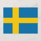 Swedish Flag Briefkaart (Voorkant)