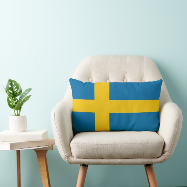 Swedish Flag Kussen (Stoel)