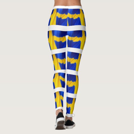 SWEDISH FLAG LEGGINGS (Achterkant)