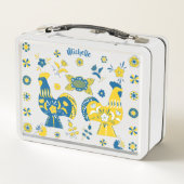 Swedish Folk Dala Rooster (Achterkant)