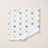 Swedish Folk Dala Rooster Bad Handdoek (Wasdoekje)