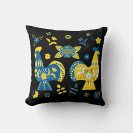 Swedish Folk Dala Rooster Kussen