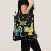 Swedish Folk Dala Rooster Tote Bag (Dichtbij)