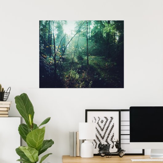 Swedish Forrest Poster (Thuiskantoor)