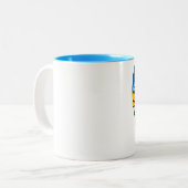 Swedish Girl Tweekleurige Koffiemok (Voorkant links)