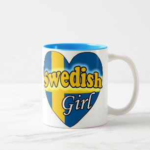 Swedish Girl Tweekleurige Koffiemok