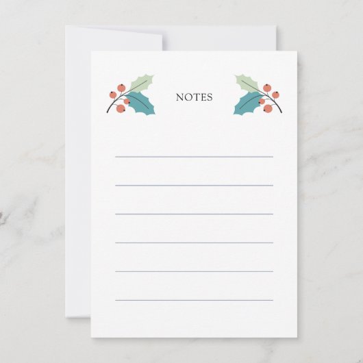 Swedish Nuts Recept Christmas Kaart (Achterkant)