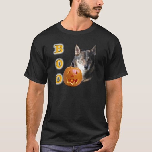 Swedish Vallhund Boo T-shirt (Voorkant)