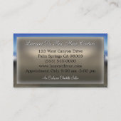 Sweedlepiper Scissor 3,5 inch x 2 inch legant Visitekaartje (Achterkant)