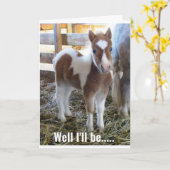 SWEEEET DONKEY ZEGT HAPPY 30th BIRTHDAY! Kaart (Gele Bloem)