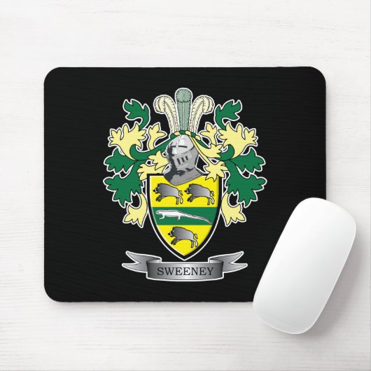 Sweeney Coat of Arms Muismat (Met muis)