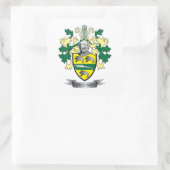 Sweeney Coat of Arms Vierkante Sticker (Tas)