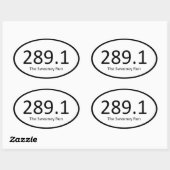Sweeney Run - 289,1 Ovale Sticker (Vel)