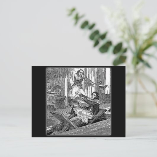 Sweeney Todd-Barbers Chairman-Penny Dreadful Briefkaart (Staand voorkant)