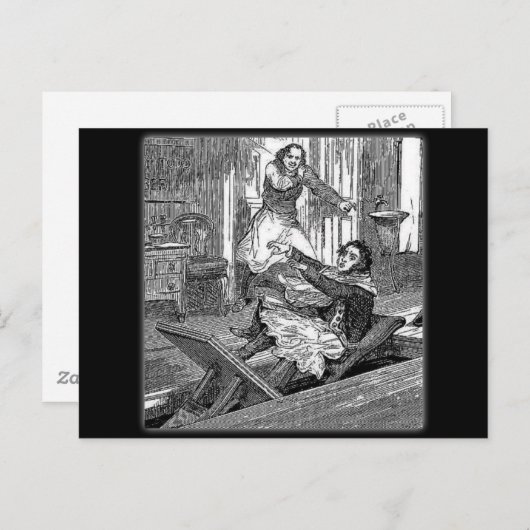 Sweeney Todd-Barbers Chairman-Penny Dreadful Briefkaart (Voorkant / Achterkant)