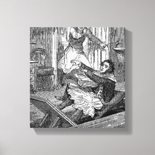 Sweeney Todd-Barbers Chairman-Penny Dreadful Canva Canvas Afdruk