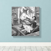 Sweeney Todd-Barbers Stoel-Penny Vreselijke Canvas (Insitu (Houten vloer))