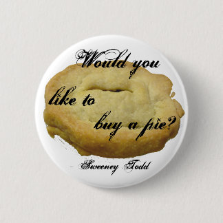 Sweeney Todd Pie Ronde Button 5,7 Cm