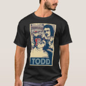 Sweeney Todd Poster Political Parody T-shirt (Voorkant)