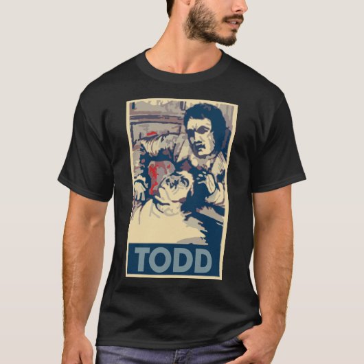 Sweeney Todd Poster Political Parody T-shirt (Voorkant)