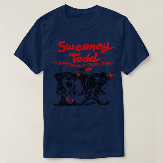 Sweeney Todd T-shirt (Design voorkant)