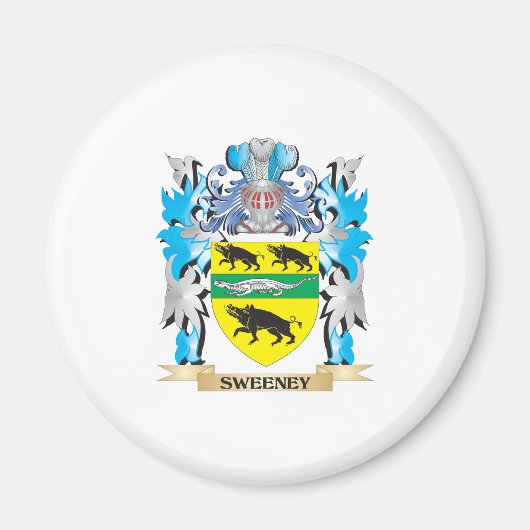 Sweeney Wapen - Family Crest Magneet (Voorkant)