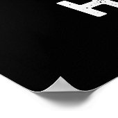 Sweep Hearts Funny Sweet Hearts Broom Pun Dark BG Poster (Hoek)