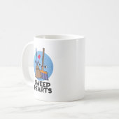 Sweep Hearts Funny Sweet Hearts Broom Pun Koffiemok (Voorkant links)