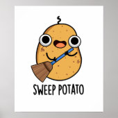 Sweep Potato Funny Veggie Pun Poster (Voorkant)