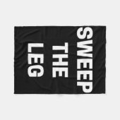 Sweep The Leg Karate Fleece Deken (Voorkant (Horizontaal))