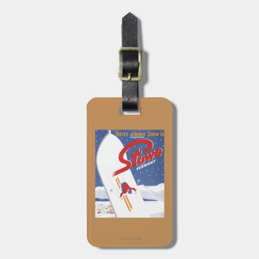 Sweeping S - Er is altijd sneeuw Promo Poster Bagagelabel (Voorkant verticaal)