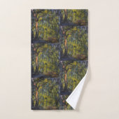 Sweeping Willow beroemd gemaakt door Claude Monet Bad Handdoek (Handdoek)
