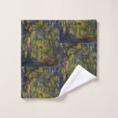 Sweeping Willow beroemd gemaakt door Claude Monet Bad Handdoek (Wasdoekje)
