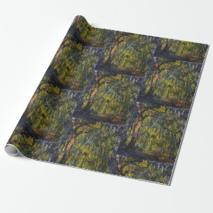 Sweeping Willow beroemd gemaakt door Claude Monet Cadeaupapier