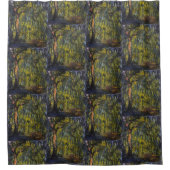 Sweeping Willow beroemd gemaakt door Claude Monet Douchegordijn (Voorkant)