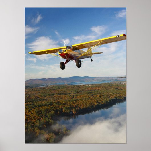 Sweeps Husky Over Maine Lake Poster (Voorkant)