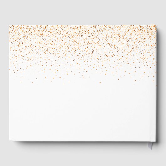 Sweer 16 witgouden confetti gastenboek (Achterkant)