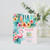 Sweet16 Tropisch Luau Zwembad Feest Meisjes Verjaa (Staand voorkant)