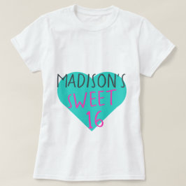 Sweet 16 16e Verjaardag T-Shirt