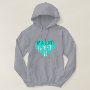Sweet 16 16th Birthday Hoodie