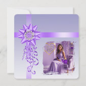 Sweet 16 Amethyst Geur Studio Dank je wel Bedankkaart (Achterkant)