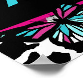 Sweet 16 Animal Print Butterfly Poste (Hoek)