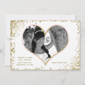 Sweet 16 Ballon Roos Gold Birthday Party PHOTO Kaart (Achterkant)