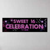 Sweet 16 Banner Poster (Voorkant)
