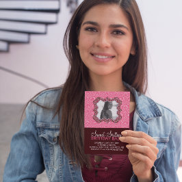 Sweet 16 Bash Photo Card-uitnodigingen op zaterdag Kaart