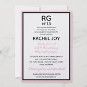 Sweet 16 Bat Mitzvah Birthday Couture Theme Party Kaart (Voorkant)